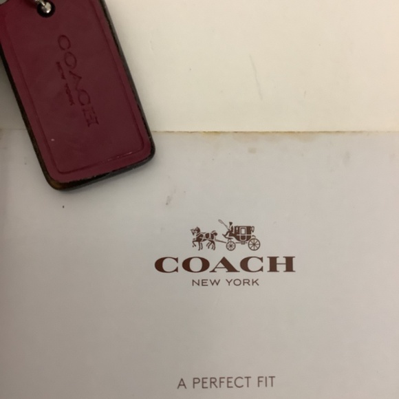 Coach NY Glen Coach Small Plaid Wristlet Purse Sold Without Strap. - Picture 2 of 5